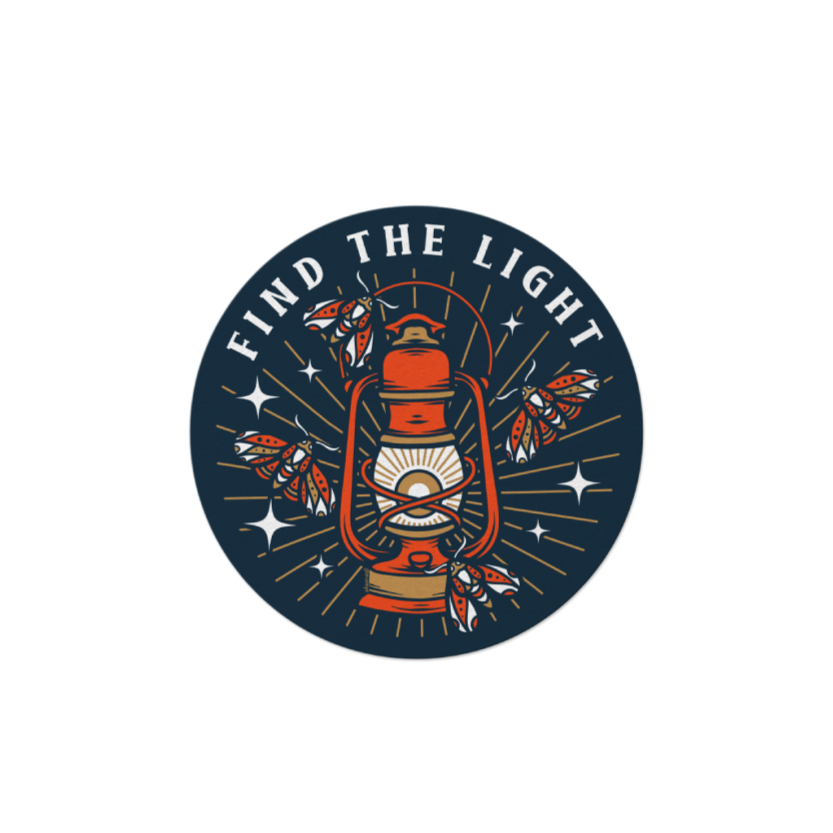 FIND THE LIGHT STICKER