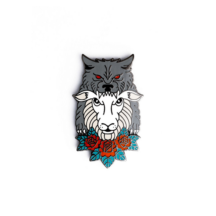 Keep The Wolves Away Pin